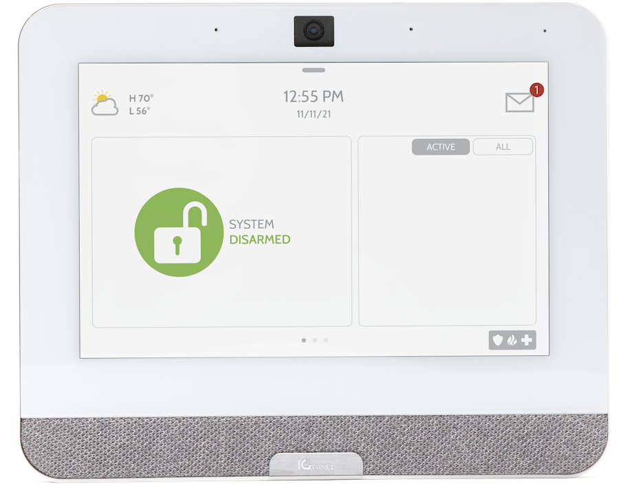 Qolsys IQ Panel 4 touchscreen